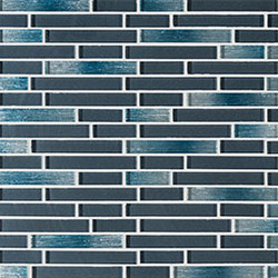 MSI Harbor Celeste Interlocking Mosaic SMOT-GLSIL-HARCEL6MM
